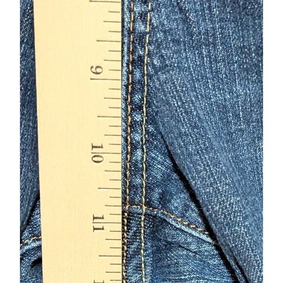 Old Navy Jeans Womens 20 Blue The Sweetheart Mid Rise Bootcut Dark Wash Denim - Picture 6 of 8